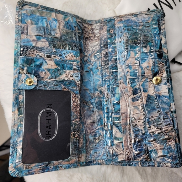 NWT ✨ BRAHMIN 2 SET Designer Purse Bag Wallet NWT Melbourne Italian Leather - Picture 9 of 15